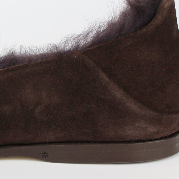 NEW UGG Suede Genuine Shearling Lined Slipper - Picture 11 of 12